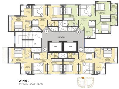 Project Image of 347.0 - 510.0 Sq.ft 1 BHK Apartment for buy in Omkar Lawns And Beyond