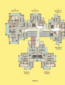 Project Image of 697.0 - 2666.0 Sq.ft 2 BHK Apartment for buy in Migsun Twiinz