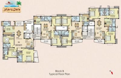 Project Image of 977.0 - 2032.0 Sq.ft 2 BHK Apartment for buy in Navins Maris Dale