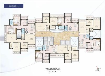 Project Image of 399.0 - 626.0 Sq.ft 1 BHK Apartment for buy in Patel Jainam Residency