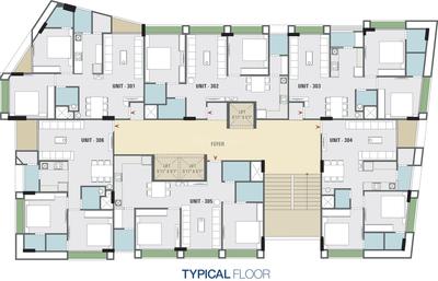 Project Image of 0.0 - 1305.0 Sq.ft 2 BHK Apartment for buy in J B Rajshree Skyz