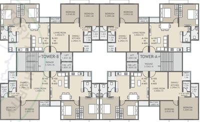 Project Image of 559.83 - 717.95 Sq.ft 2 BHK Apartment for buy in Kalyan Shree Kartavya Skyview