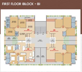 Project Image of 627.75 - 1917.81 Sq.ft 2 BHK Apartment for buy in Tirth 3