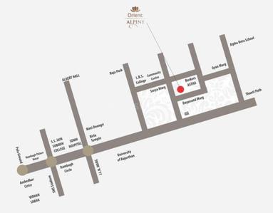 Project Image of 2337.0 - 2405.0 Sq.ft 3 BHK Apartment for buy in Pinkcity Orient Alpine