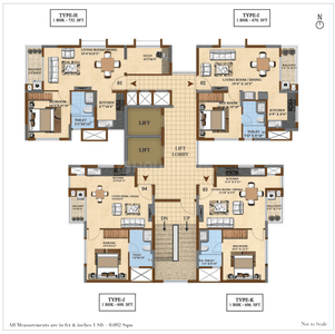 Project Image of 1748 Sq.ft 3 BHK Apartment / Flat for sale in Nayandahalli for Rs. 32000000