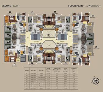 Project Image of 828.0 - 1890.0 Sq.ft 2 BHK Apartment for buy in Purva Aspire