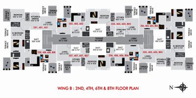 Project Image of 0.0 - 532.0 Sq.ft 2 BHK Apartment for buy in SN Kinjal Pristine Wing A And B