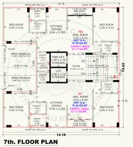 Project Image of 729.47 - 857.88 Sq.ft 2 BHK Apartment for buy in Eklingji Satvam 2