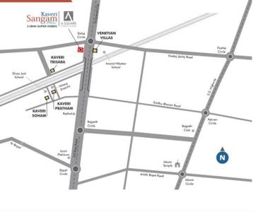 Project Image of 650.03 - 792.86 Sq.ft 2 BHK Apartment for buy in A Shridhar Kaveri Sangam