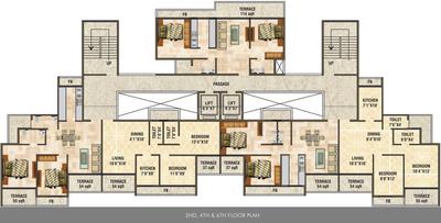 Project Image of 0.0 - 1030.0 Sq.ft 3 BHK Apartment for buy in Satyam Mayfair