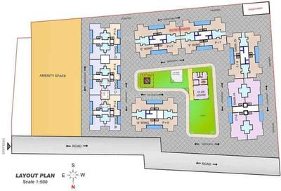 Project Image of 535.0 - 839.0 Sq.ft 2 BHK Apartment for buy in Dreams Rakshak G H Wings