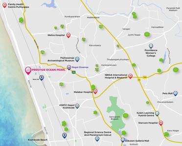 Project Image of 1750.0 - 2861.0 Sq.ft 3 BHK Apartment for buy in Prestige Ocean Pearl