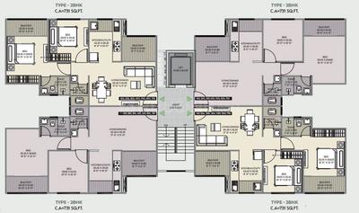 Project Image of 636.26 - 853.9 Sq.ft 2 BHK Apartment for buy in Vision Spacio