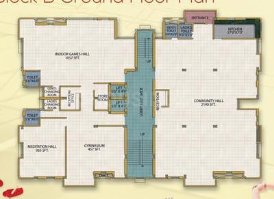 Project Image of 1270.0 - 1512.0 Sq.ft 3 BHK Apartment for buy in Sri Aghoreshwar Ishan Heritage
