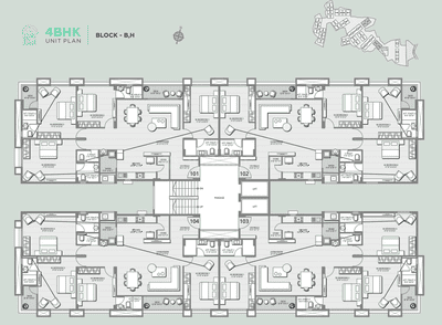 Project Image of 2720.0 - 3445.0 Sq.ft 3 BHK Apartment for buy in Pramukh Green County