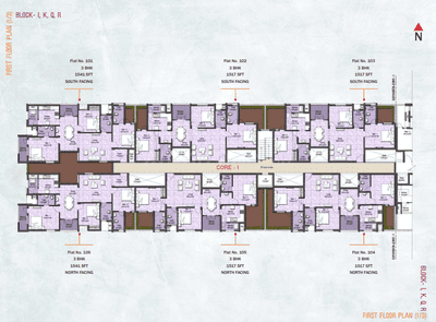 Project Image of 572.0 - 1576.0 Sq.ft 1 BHK Apartment for buy in VGN Stafford