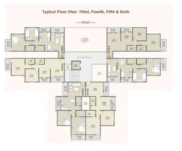 Project Image of 535.4 - 604.72 Sq.ft 2 BHK Apartment for buy in Sakshi 24 Sakshi Avenue