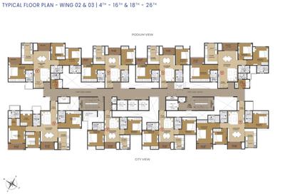 Project Image of 1097.0 - 4131.0 Sq.ft 2 BHK Apartment for buy in Northern Lights By Puravankara KVN