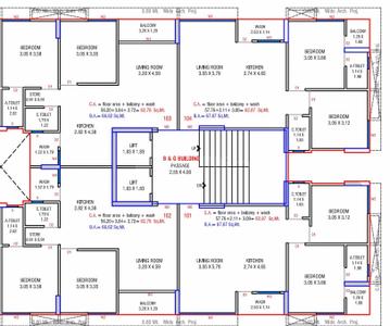 Project Image of 607.19 - 632.6 Sq.ft 2 BHK Apartment for buy in Rudra Rivanta Heritage