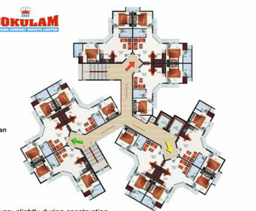 Project Image of 425.0 - 850.0 Sq.ft 1 BHK Apartment for buy in Sree Gokulam Harmonia