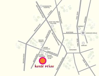 Project Image of 712.0 - 991.0 Sq.ft 2 BHK Apartment for buy in Hare Krishna Kesar Pride