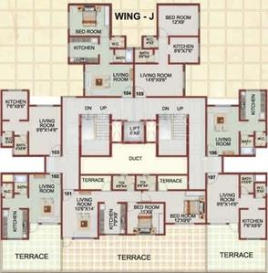 Project Image of 745 Sq.ft 2 BHK Apartment / Flat for sale in Nalasopara East for Rs. 5500000