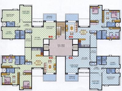 Project Image of 0.0 - 1900.0 Sq.ft 3 BHK Apartment for buy in Gandhi Silvanus Apartment