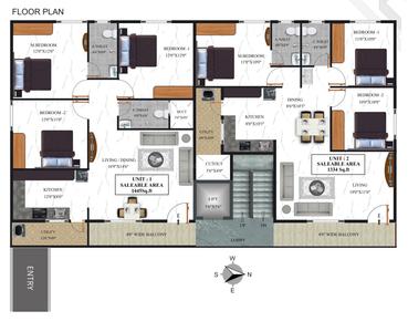 Project Image of 1010.0 - 1445.0 Sq.ft 2 BHK Apartment for buy in SR Silverline