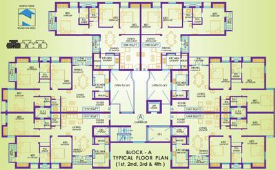 Project Image of 927.0 - 1143.0 Sq.ft 3 BHK Apartment for buy in Navins Merrylands