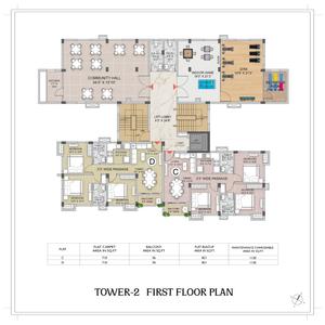 Project Image of 885.0 - 1280.0 Sq.ft 2 BHK Apartment for buy in Laa Proxima