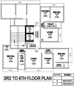 Project Image of 695.0 - 1252.0 Sq.ft 1 BHK Apartment for buy in K. Bhatia Rajal Classic