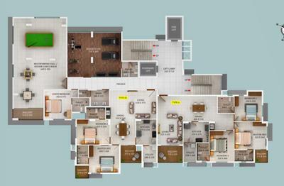 Project Image of 1436.0 - 1961.0 Sq.ft 2 BHK Apartment for buy in Symphony By Varma