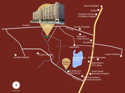 Project Image of 1325.0 - 2049.0 Sq.ft 2 BHK Apartment for buy in SVC Indraprastha