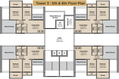 Project Image of 296.0 - 499.0 Sq.ft 1 BHK Apartment for buy in Bhumiraj Hills Tower 2 And 3