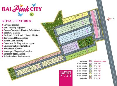 Project Image of 1190.0 - 2180.0 Sq.ft 3 BHK Villa for buy in Rai Pink City