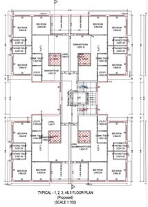 Project Image of 833.34 - 873.71 Sq.ft 3 BHK Apartment for buy in Devji Elanza