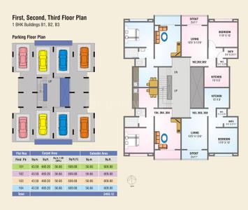 Project Image of 609.0 - 873.0 Sq.ft 1 BHK Apartment for buy in Namrata Shantai Residency