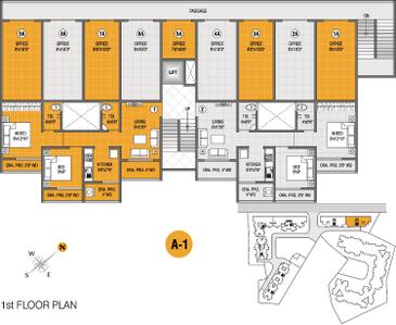 Project Image of 311.0 - 481.0 Sq.ft 1 BHK Apartment for buy in Risali JP Symphony