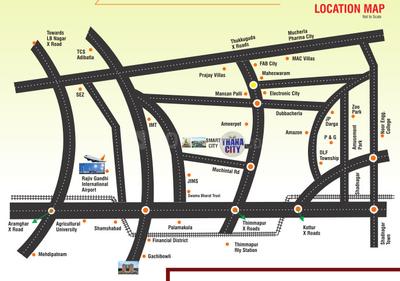 RJ Thana City Location Plan 1