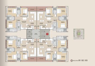 Project Image of 2400 Sq.ft 3 BHK Apartment / Flat for sale in Vesu for Rs. 15200000