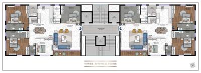 Project Image of 1754.09 - 3465.12 Sq.ft 3 BHK Apartment for buy in Rajhans Eronzza