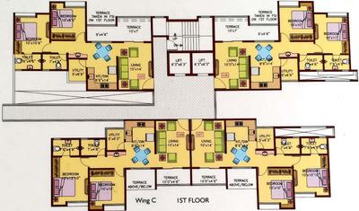 Project Image of 695.0 - 744.0 Sq.ft 2 BHK Apartment for buy in Anand Inspira Phase II