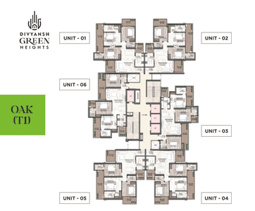 Project Image of 1895.0 - 3292.0 Sq.ft 3 BHK Apartment for buy in Divyansh Green Heights