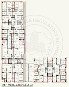 Project Image of 1033.44 - 1176.6 Sq.ft 3 BHK Apartment for buy in Ratnabhumi Turquoise Glamouere