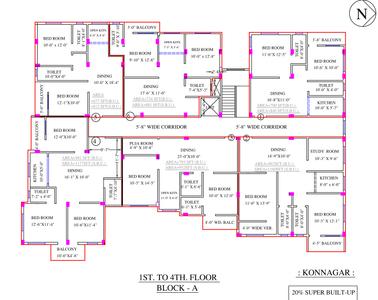 Project Image of 812.0 - 1177.0 Sq.ft 2 BHK Apartment for buy in Ajanta Housing Complex