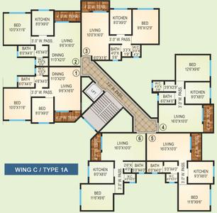Project Image of 965 Sq.ft 2 BHK Apartment / Flat for sale in Virar West for Rs. 6500000