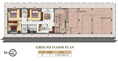 Project Image of 1226.0 - 1722.0 Sq.ft 3 BHK Apartment for buy in Eden Radiance