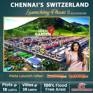 Project Image of 600.0 - 1800.0 Sq.ft Residential Plot Plot for buy in GTK Eden Garden