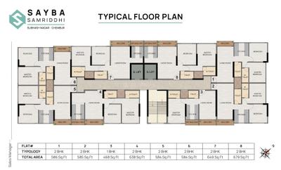 Project Image of 580.0 - 679.0 Sq.ft 2 BHK Apartment for buy in Sayba Samriddhi