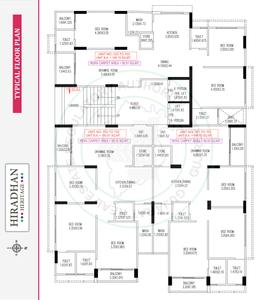 Project Image of 957.77 - 978.44 Sq.ft 3 BHK Apartment for buy in Hiradhan Heritage